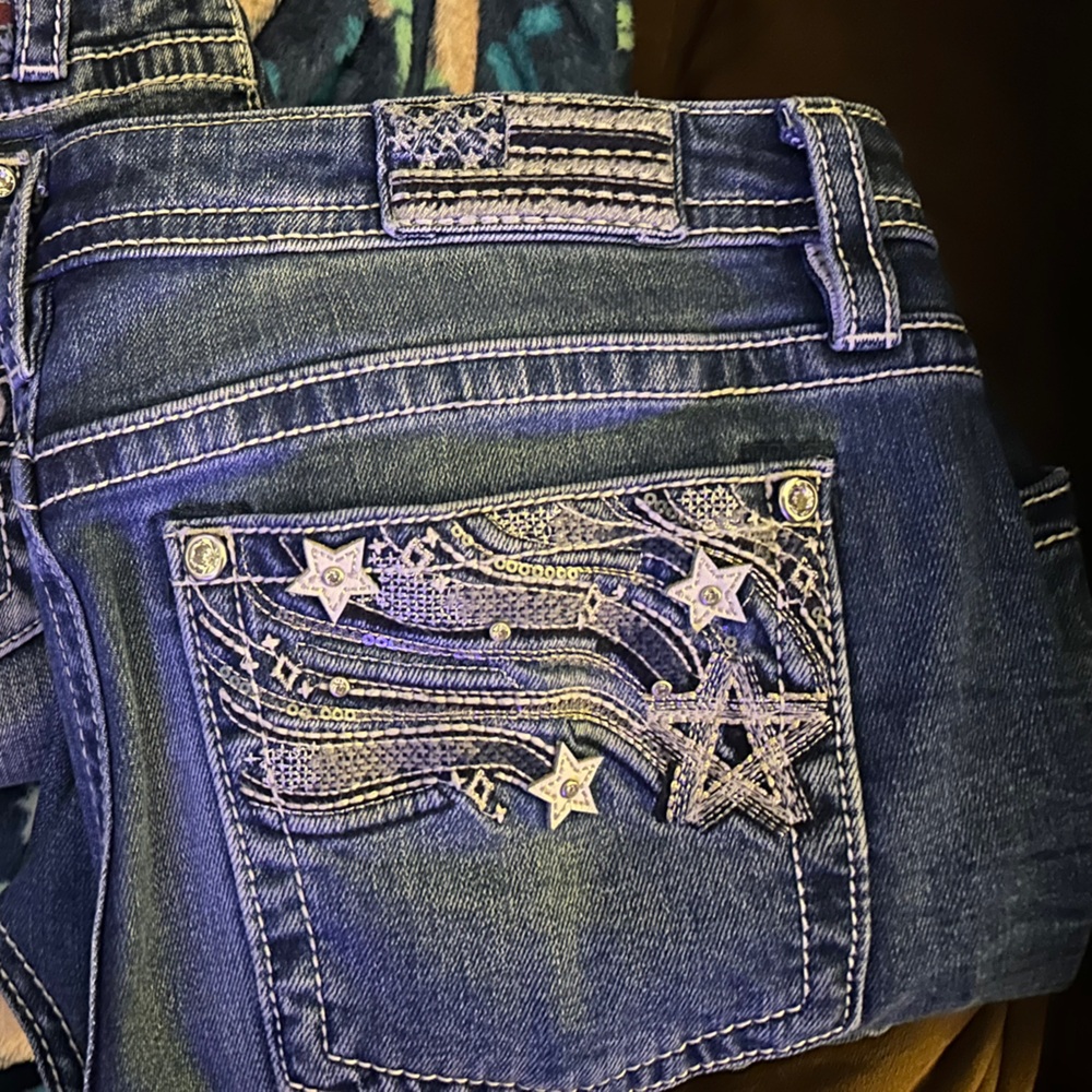 Miss me estella bookcut embellished jean
